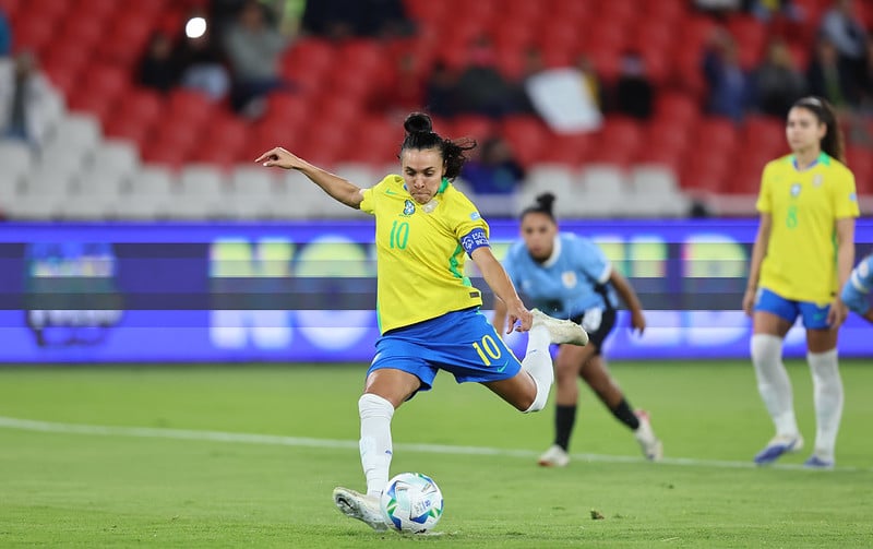 Marta. Dudinha. Amanda Gutierres. 29-07-2025 - Brasil vs Uruguai - Copa America FEM 2025_-13 Foto: Lívia Villas Boas/CBF