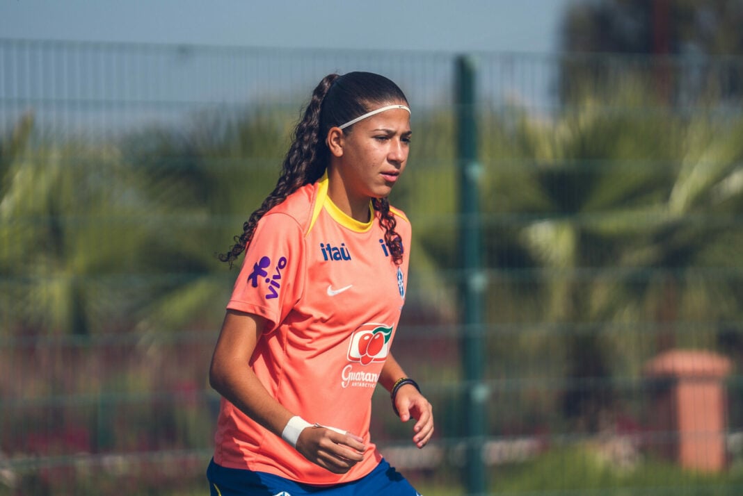 Dulce Maria. 12/10/2025 - Treino Seleção Feminina Sub-17 - Marrocos Fotos: Fabio de Souza/CBF