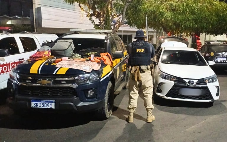 Suspeitos de assalto na PB são interceptados no RN ; armas , munies e joias são apreendidas