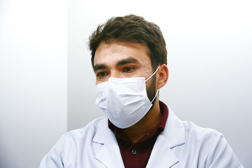 Hematologista Antônio Henrique: não há risco de rejeição. | Foto: Magnus Nascimento