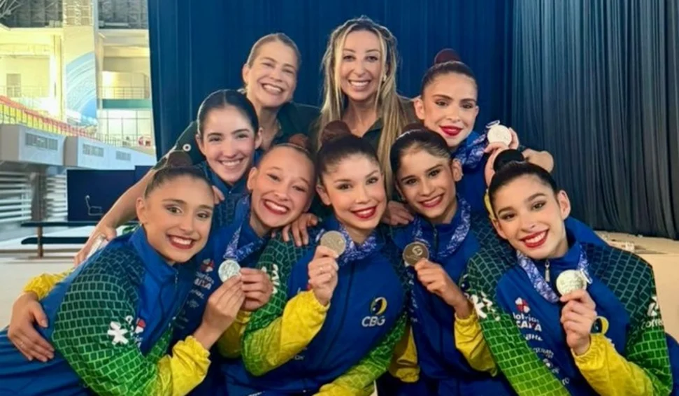 Brasil leva prata e bronze na Copa do Mundo de ginástica rítmica em Tashkent