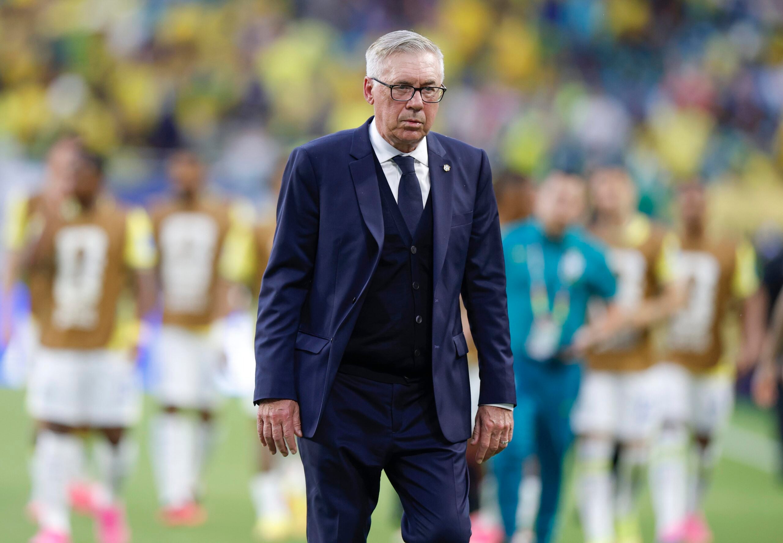 Carlo Ancelotti - Escócia 0 x 3 Brasil - Copa do Mundo 2026 (24/06/2026). Foto: Rafael Ribeiro/CBF