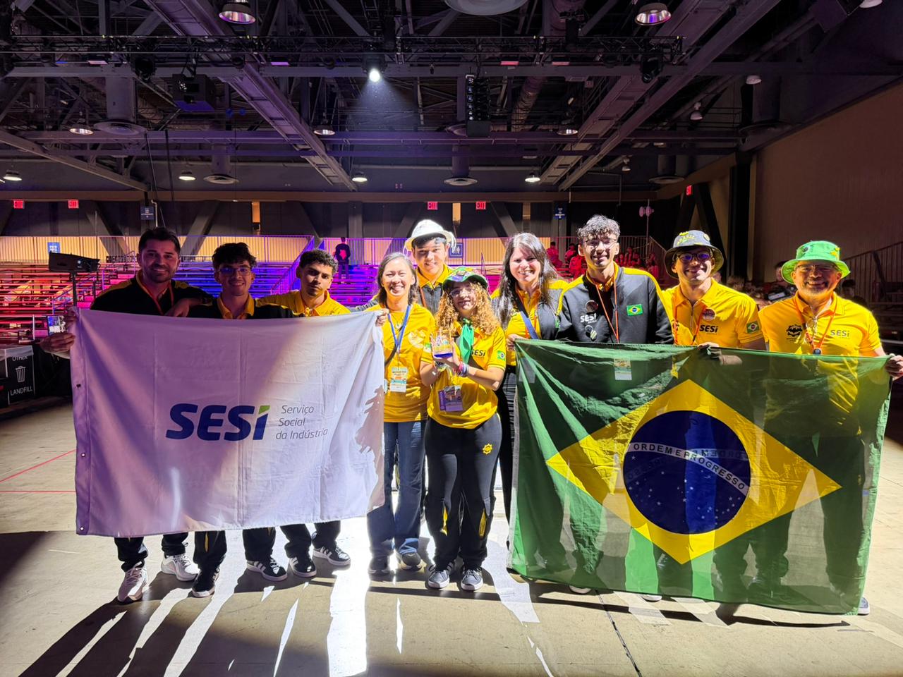 Equipe de robótica do SESI de São Gonçalo do Amarante conquista prêmio internacional na Califórnia